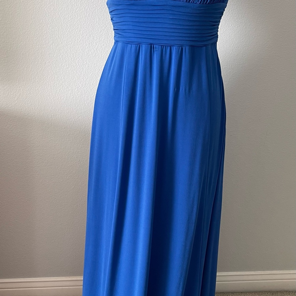 Sangria Elegant Blue Maxi Dress
